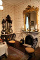 Missouri period parlor in Rococo Revival style with étagère & fireplace at DAR Memorial Continental Hall. Washington, DC.
