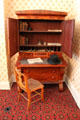 Desk & bookcase in parlor of House Where Lincoln Died. Washington, DC.