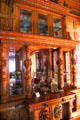Dining room carved sideboard by August Grass at Christian Heurich Mansion. Washington, DC.