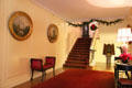Central Hall & staircase at Woodrow Wilson House. Washington, DC.