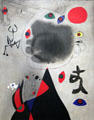 Woman & Little Girl in Front of the Sun by Joan Miró at Hirshhorn Museum. Washington, DC