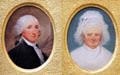 Portraits of George & Martha Washington by John Trumbull at National Museum of American History. Washington, DC.