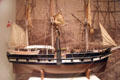 Model of a New England Whale Ship at National Museum of American History. Washington, DC.