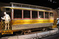 Electric streetcar used by Capital Traction Co. at National Museum of American History. Washington, DC.