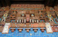 Mexican native-style tile murals at Art Museum of the Americas. Washington, DC.