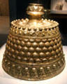 Persian brass candlestick with lions at Smithsonian Freer Gallery of Art. Washington, DC.