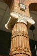 Fluted column of Memorial Presbyterian Church. St Augustine, FL.