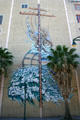 Southern Bell AT&T Building with Wave of Communication mural by Don Reynolds. Orlando, FL.