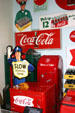 1950's Coke machines at Coca-Cola Museum. Atlanta, GA.
