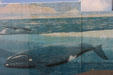 Detail of Right Whale mural by Wyland in Underground city. Atlanta, GA.