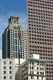 191 Peachtree & Georgia Pacific Towers above Candler Building. Atlanta, GA.