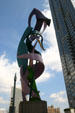 Grand Mercy by Jerry Peart against SunTrust Plaza. Atlanta, GA.