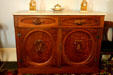 Carved dining room sideboard at Woodrow Wilson Boyhood Home. Augusta, GA.