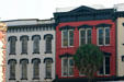 Italianate buildings off Johnson Square. Savannah, GA.