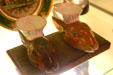 Blood-letting cups in shape of rabbits at Pebble Hill Plantation. Thomasville, GA.