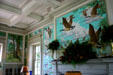 Mural with wildlife in Pebble Hill Plantation. Thomasville, GA.