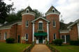 Stable buildings at Pebble Hill Plantation. Thomasville, GA.