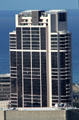 Keola Lai condominium seen from Punchbowl rim. Honolulu, HI.