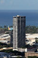 Royal Capitol Plaza from Punchbowl rim. Honolulu, HI.