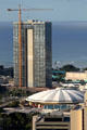 Moana Vista over Blaisdell Center. Honolulu, HI.