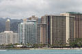 Aqua Waikiki Marina, Ilikai Waikiki, Lagoon & Rainbow Towers in Ala Moana district. Waikiki, HI.