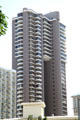 Canterbury Place with bridging upper floors. Waikiki, HI.