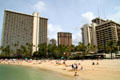 Rainbow Tower & Ali'i Tower at Hilton Hawaiian Village. Waikiki, HI.