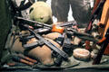 Collection of weapons used in Viet Nam at U.S. Army Museum. Waikiki, HI.