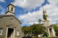 Central Union Church Atherton Chapel by Mark Potter with Sanctuary Building by Ralph Adams Cram beyond. Honolulu, HI.