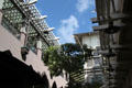 Open air architecture of Ala Moana Shopping Center. Honolulu, HI.