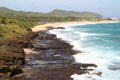 View north from Halona Point Blowhole. HI.
