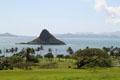 Chinaman's Hat island at Kualoa Ranch. HI.