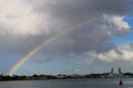 Rainbow over Honolulu harbor. HI.