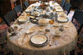 Dining table at Dodge House. Council Bluffs, IA.