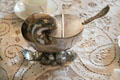 Silver spoon warmer at Dodge House. Council Bluffs, IA.