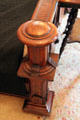 Footboard detail of 1876 Philadelphia World's Fair bed at Dodge House. Council Bluffs, IA.