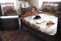 Top-floor bedroom at Dodge House. Council Bluffs, IA.