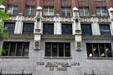 Stonework & brick details of Equitable Life Insurance building. Des Moines, IA.