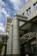 EMC Insurance Building entrance structures. Des Moines, IA.
