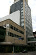 Register & Tribune Building with replacement curtain walls. Des Moines, IA.