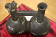 Huacos Potato God ritual pottery vessel from South America at Idaho Potato Museum. Blackfoot, ID.