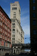 Louis Sullivan's Auditorium Building with tower over entrance. Chicago, IL.