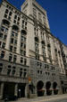 Entrance stonework of Auditorium Building by Adler & Sullivan. Chicago, IL.