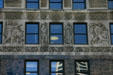 Reliefs of early history of Chicago by Fred M. Torrey on 333 North Michigan Av. including the attack on Fort Dearborn at right. Chicago, IL.