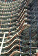 Balcony walkways around atrium of James R. Thompson Center. Chicago, IL.
