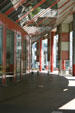 Colonnade at base of James R. Thompson Center. Chicago, IL.