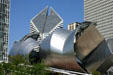 Headdress details of Pritzker Pavilion in Millennium Park. Chicago, IL.