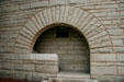 Offset doorway trademark of H.H. Richardson on Glessner House. Chicago, IL