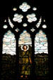 Angel & clouds stained glass windows by Louis Comfort Tiffany & Edward Burne-Jones in Second Presbyterian Church. Chicago, IL.