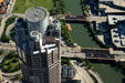 311 South Wacker Drive from Sears Tower. Chicago, IL.